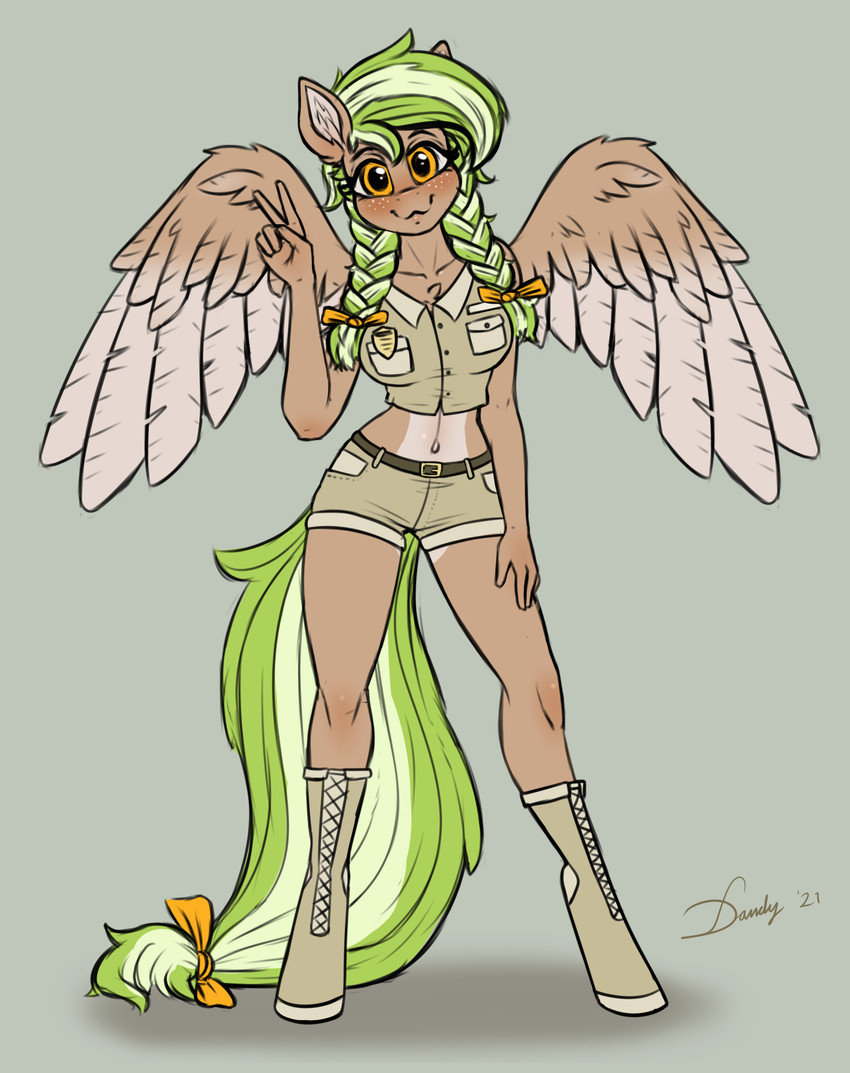 fan character and sylvia evergreen (my little pony and etc) created by dandy (artist)