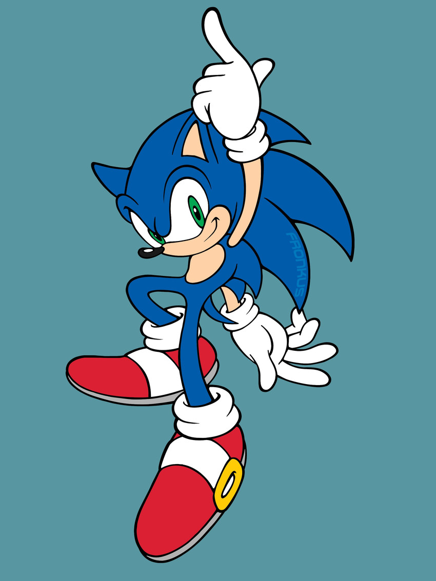 sonic the hedgehog (sonic the hedgehog (series) and etc) created by fronkus