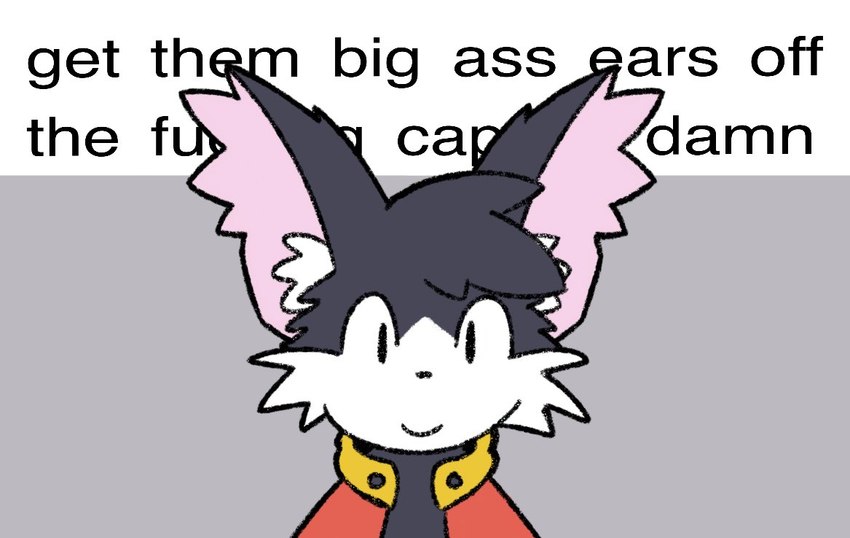 beta klonoa and klonoa (get them bigass ears out of the caption and etc) created by oofmasterxd