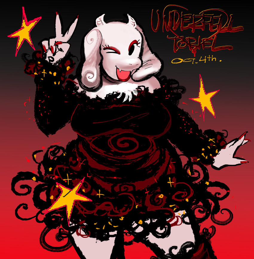 toriel (underfell) created by underfellx