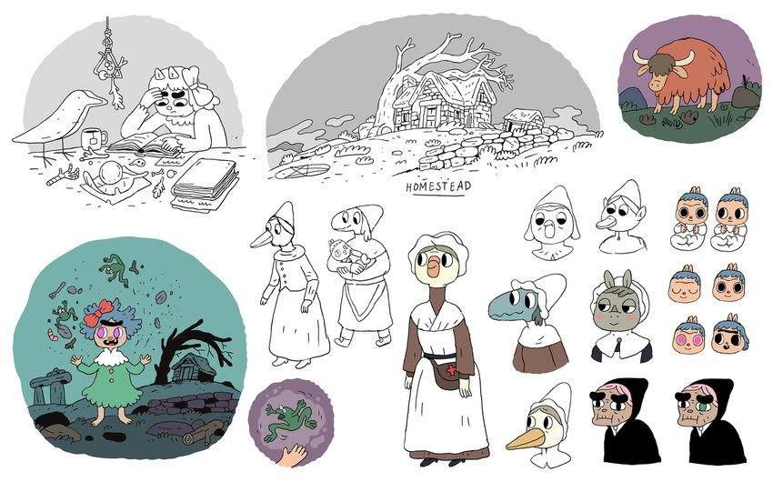 mildred mccallister and susie mccallister (summer camp island and etc) created by wellmaus
