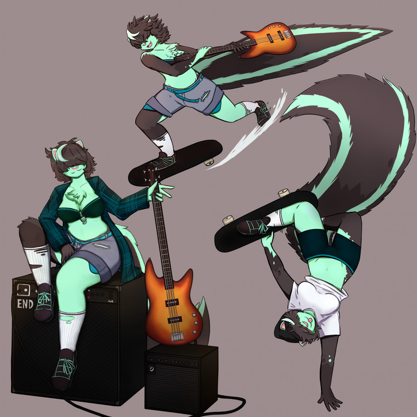 minty created by popcorn the skunk
