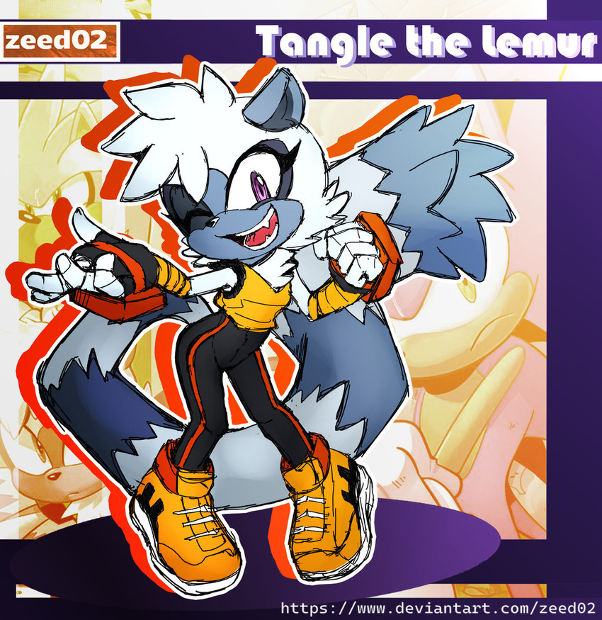 silver the hedgehog, sonic the hedgehog, and tangle the lemur (sonic the hedgehog (comics) and etc) created by zeed 02