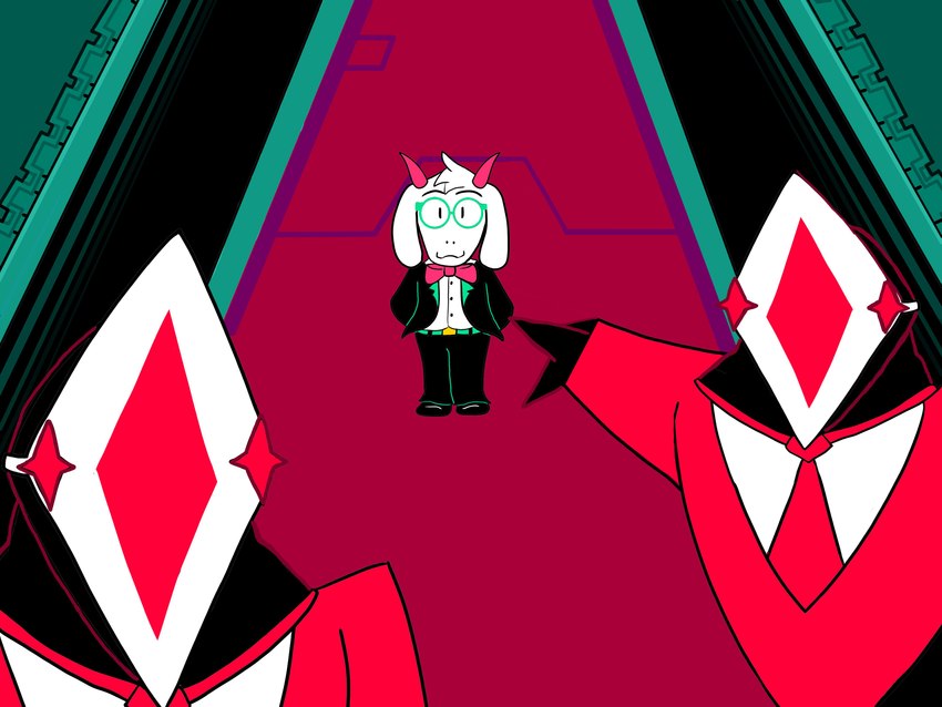 ralsei (two soyjaks pointing and etc) created by unknowndegenerate