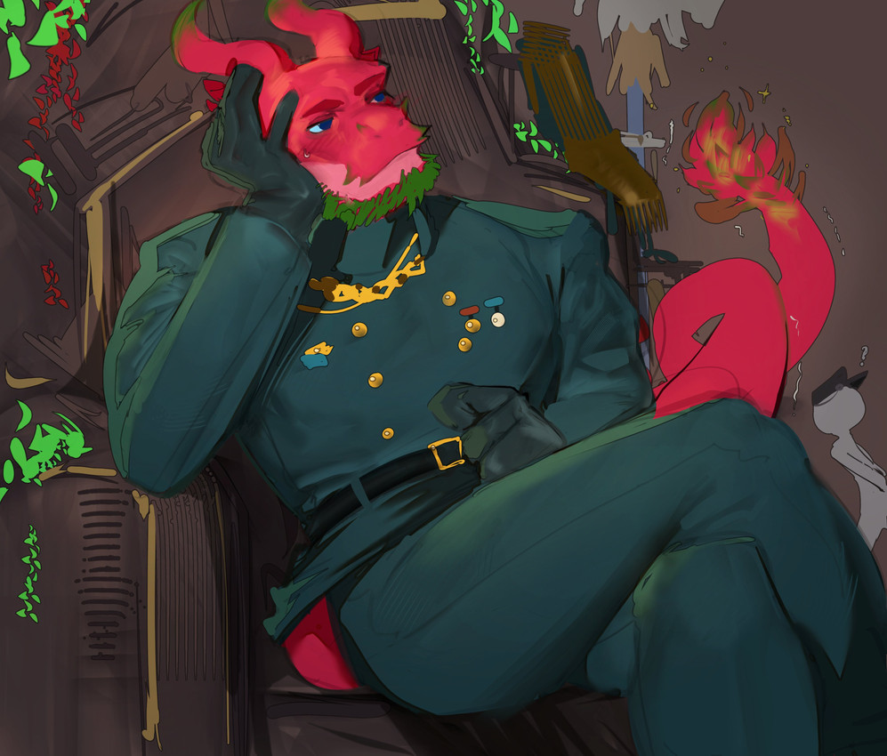 anon and general ambrosius (plants vs. zombies heroes and etc) created by kogito