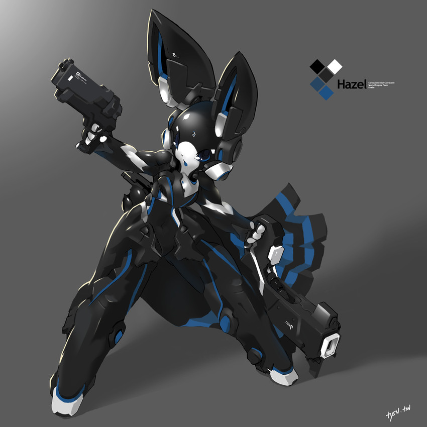 azure the robot rabbit (creative commons and etc) created by tyson tan
