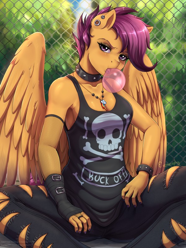 scootaloo (friendship is magic and etc) created by evomanaphy