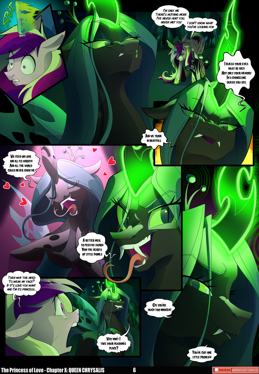 princess cadance and queen chrysalis (friendship is magic and etc) created by chilllum