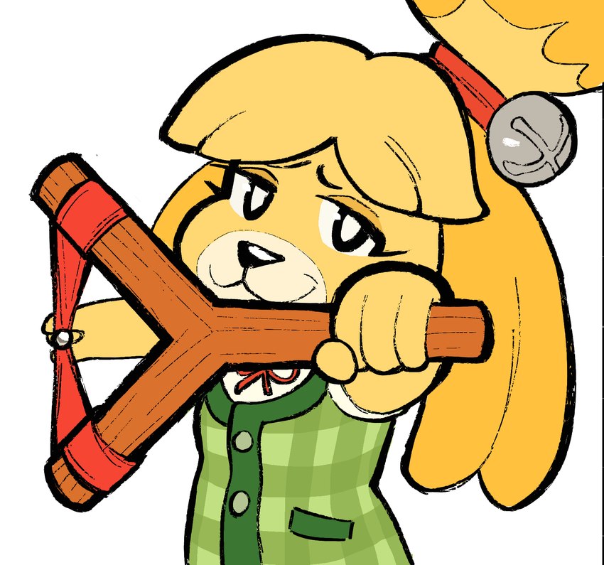 isabelle (animal crossing and etc) created by poisondynamite