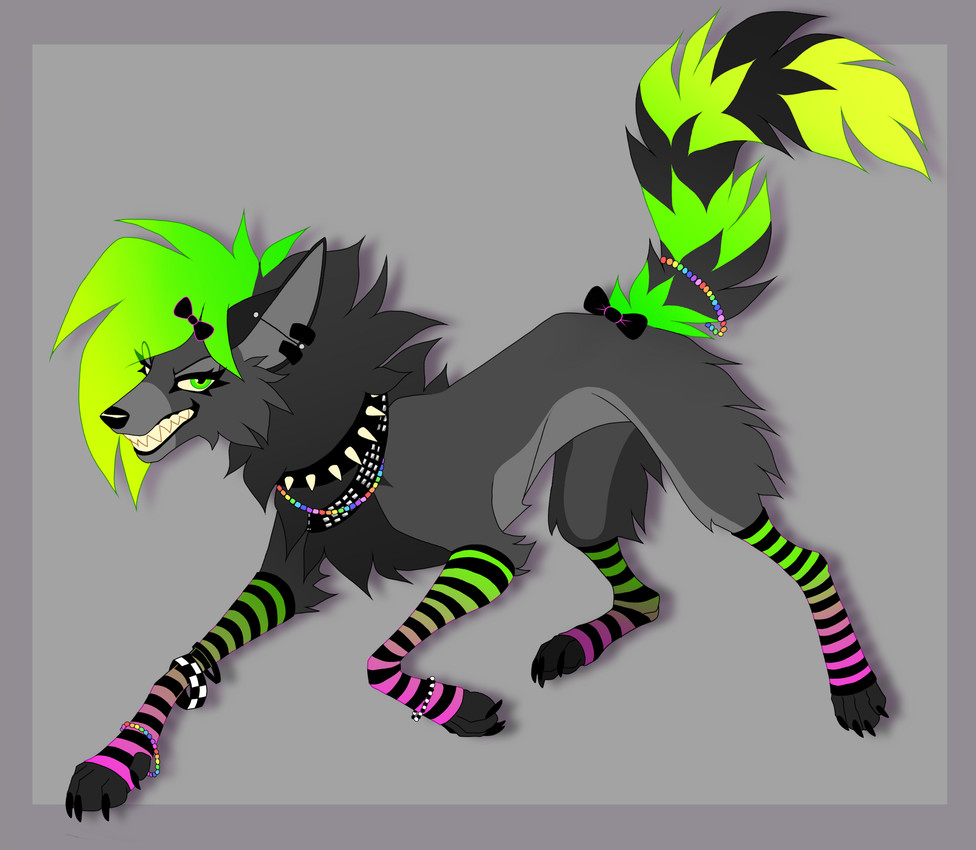 acid wolf created by wingedwolf94