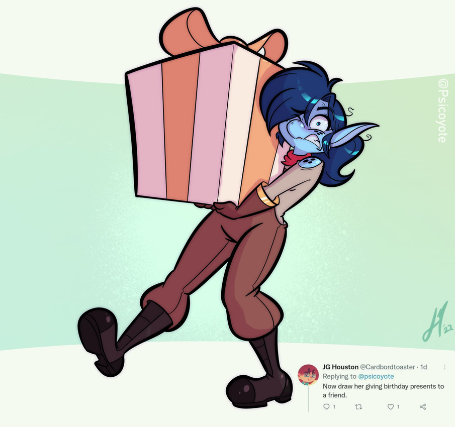 vesta (now draw her giving birth) created by psicoyote