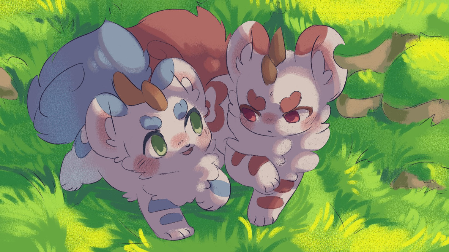 bixie and tianlu (fabulous beasts and etc) created by sabiksphinx