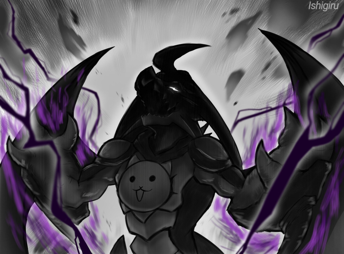 awakened bahamut (the battle cats and etc) created by ishigiritsu