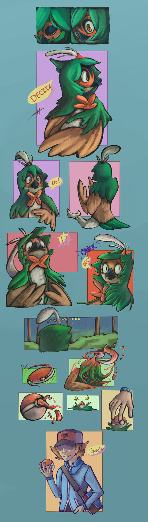 hilda and pokemon trainer (nintendo and etc) created by fauvfox