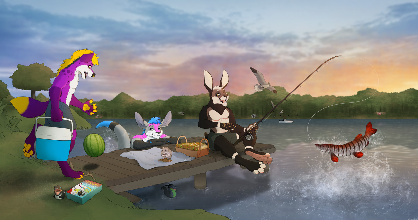 armorine, oski, swico, and xadron created by armorine