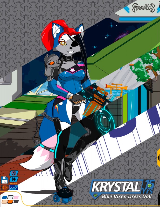 krystal (my little pony and etc) created by freefox