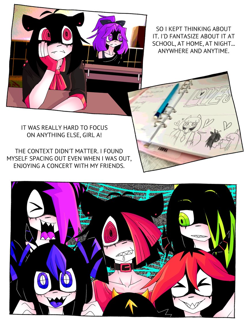 jae, girl a, girl b, girl q, guy e, and etc (the disappearance of girl a) created by ponporio