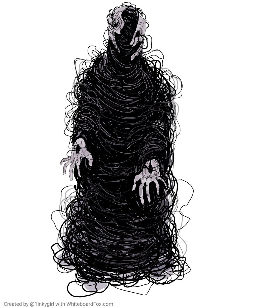 gaster (undertale (series) and etc) created by 1inkygirl