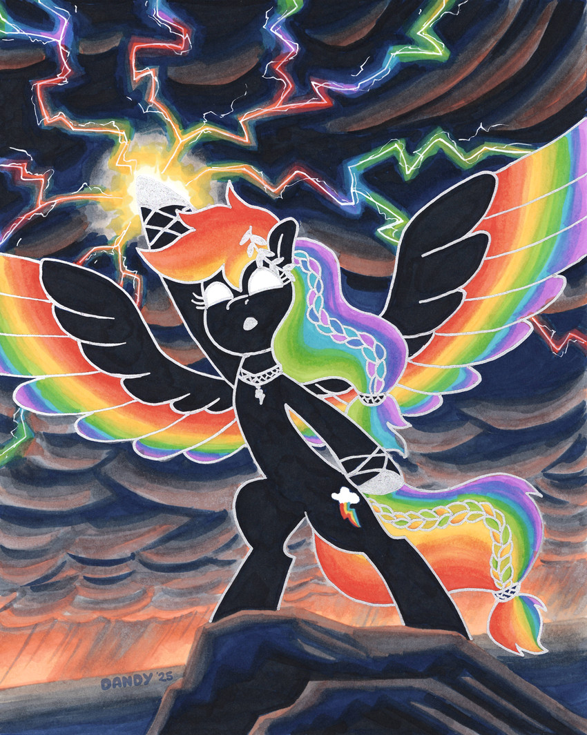 rainbow dash (friendship is magic and etc) created by dandy (artist)