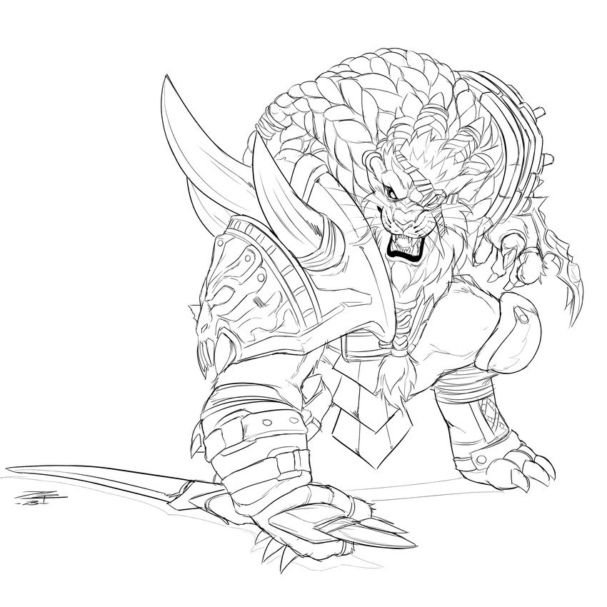 rengar (league of legends and etc) created by crazydrak