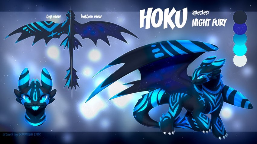fan character (how to train your dragon and etc) created by bloominglynx