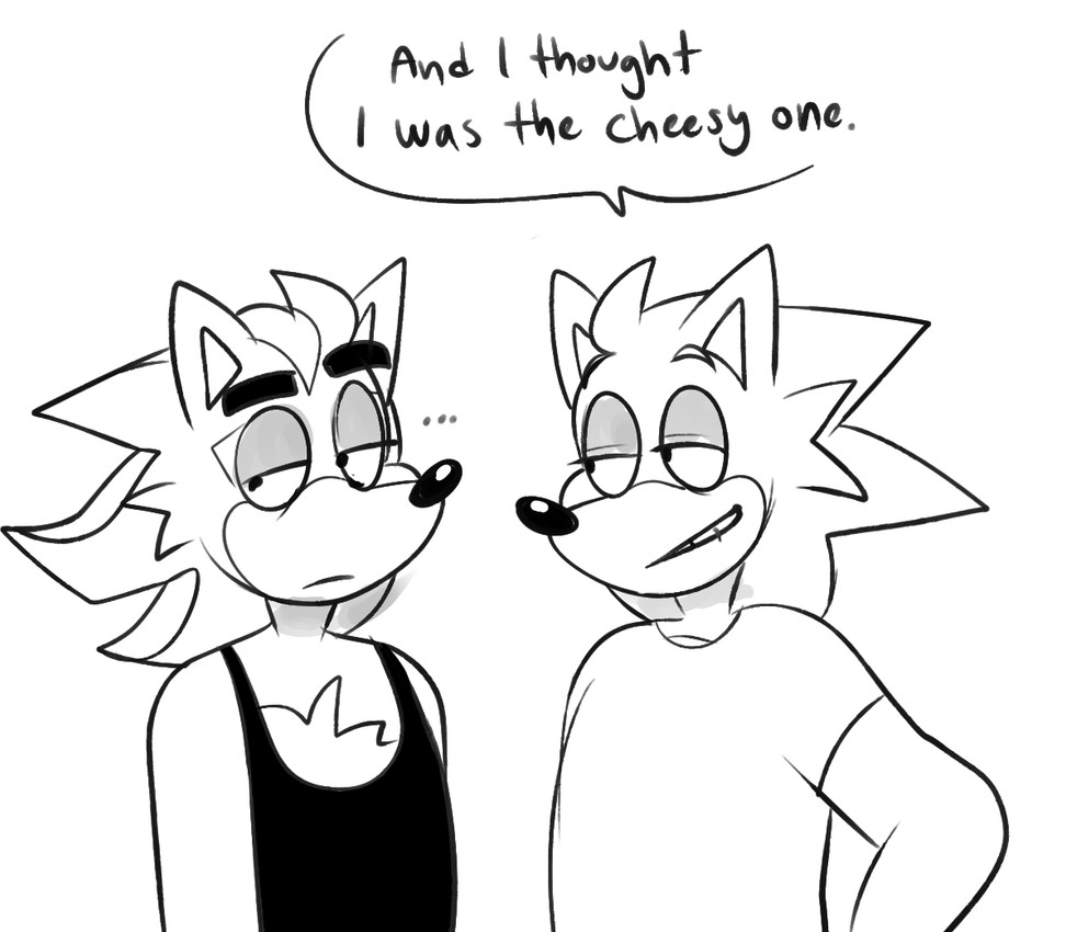 shadow the hedgehog and sonic the hedgehog (sonic the hedgehog (series) and etc) created by beastofeuthanasia
