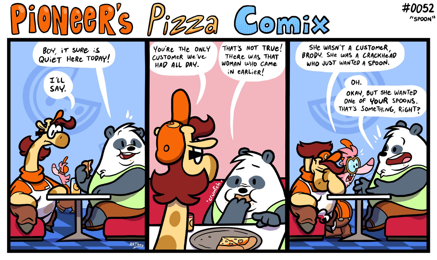 brody qinling, chuckles panglin, and gustava collolungo (pioneer's pizza) created by anotherartboy
