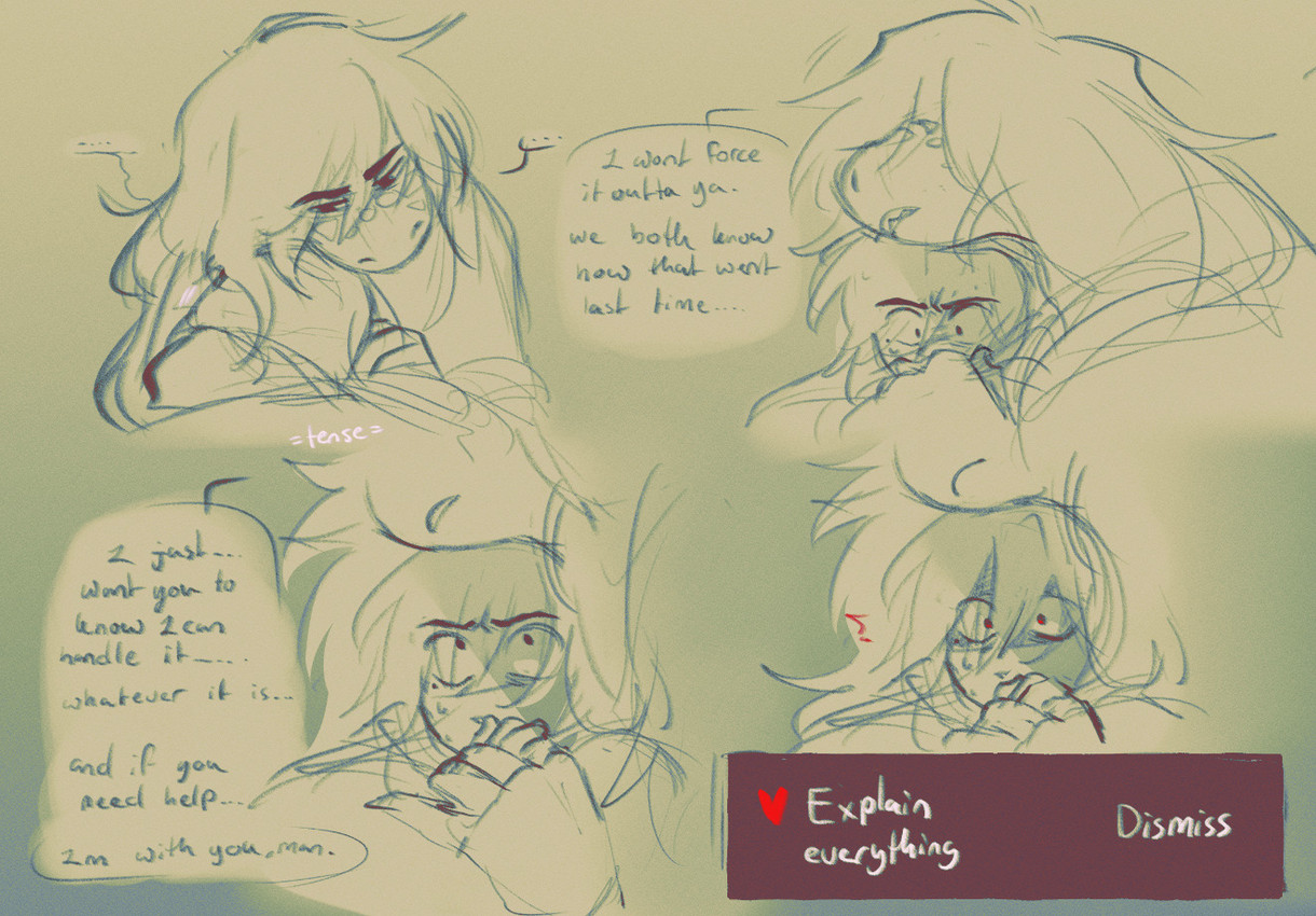 kris and susie (undertale (series) and etc) created by thelostmoongazer