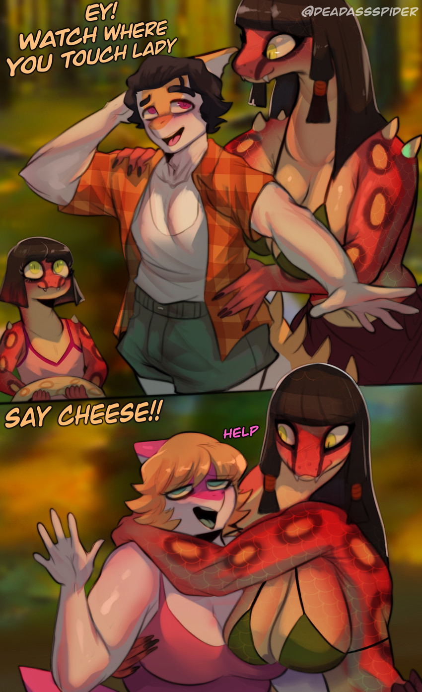cassandra and tony (cavemanon studios and etc) created by deadassspider