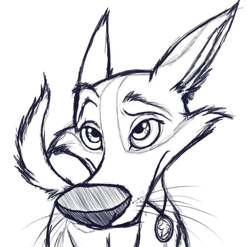 strelka (space dogs) created by flamewolf22