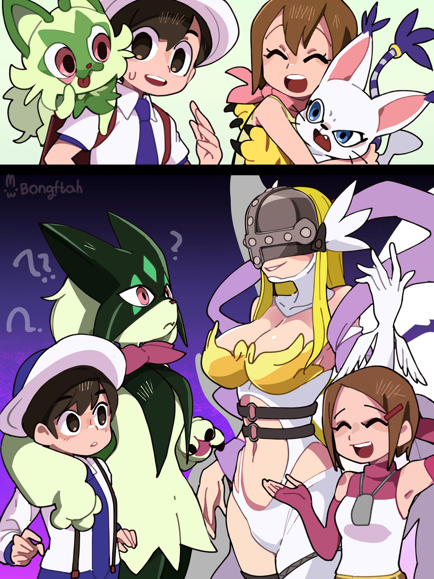 florian and hikari kamiya (bandai namco and etc) created by bongftah