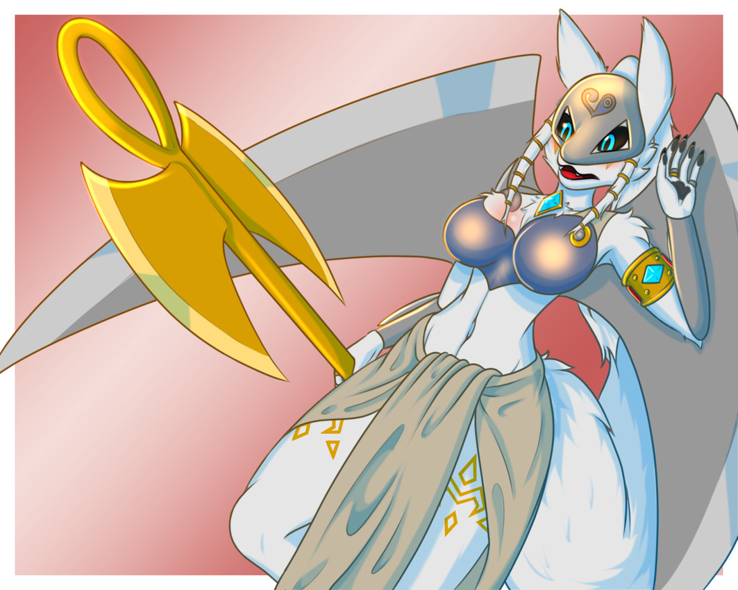 fan character and gwendolyn (bandai namco and etc) created by shin kerron