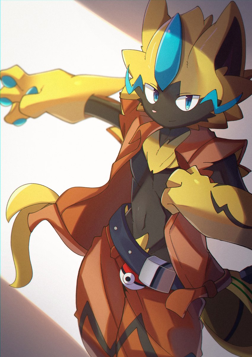 power plant style zeraora (pokemon unite and etc) created by natadeko kitsune