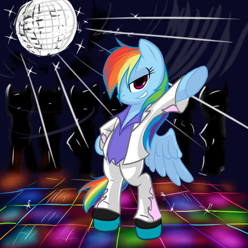 rainbow dash (friendship is magic and etc) created by fiarel