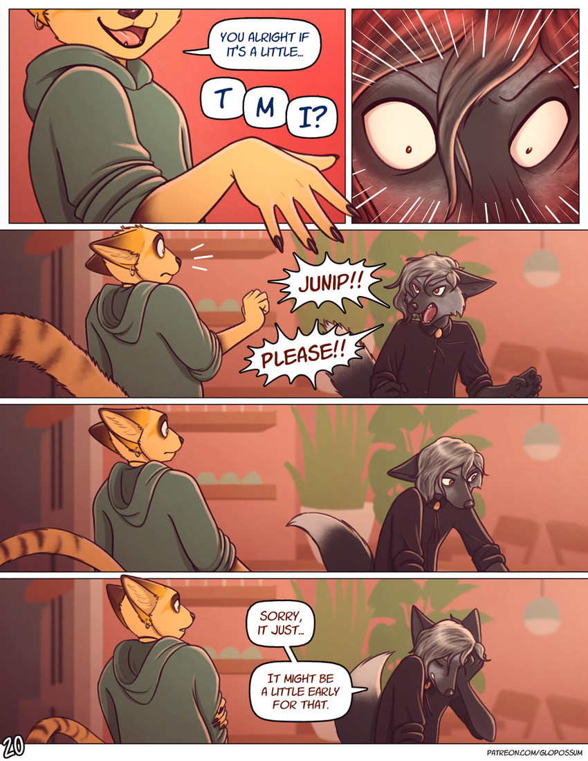 casper and junip created by glopossum
