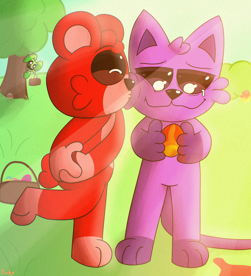 bobby bearhug, catnap, and hoppy hopscotch (mob entertainment and etc) created by tinky