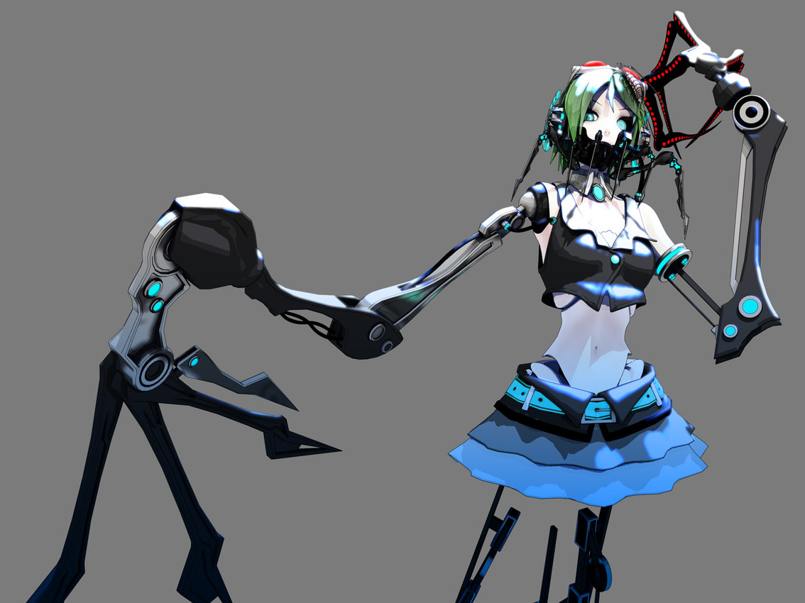 calne ca and megpoid gumi (vocaloid) created by deino (artist)