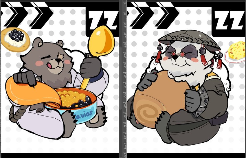 ben bigger and pan yin hu (zenless zone zero and etc) created by khuanzg