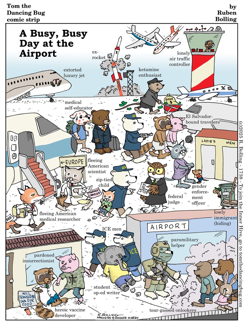 tom the dancing bug and etc created by ruben bolling