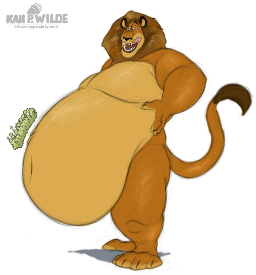 alex (madagascar (series) and etc) created by husky2paws