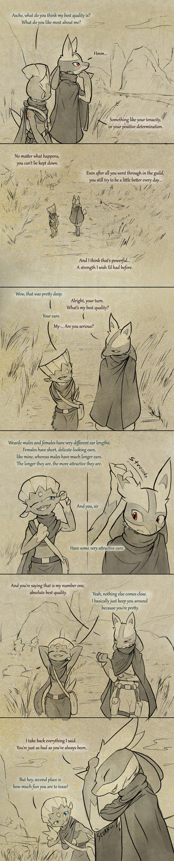 asche and orchid (pokemon mystery dungeon and etc) created by truescorn