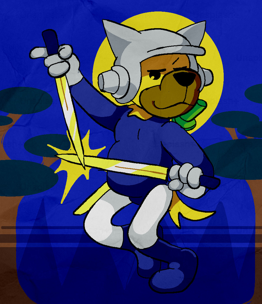 dog ninja (rhythm heaven and etc) created by pawplants