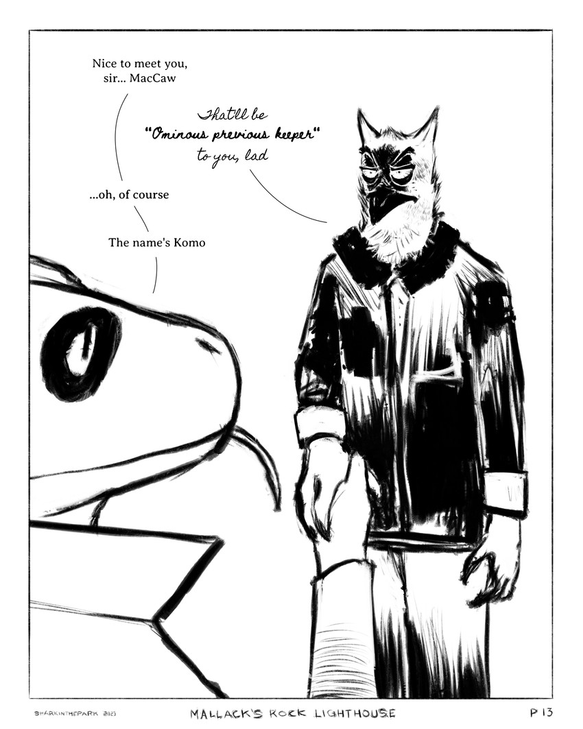 komo and maccaw created by sharkinthepark