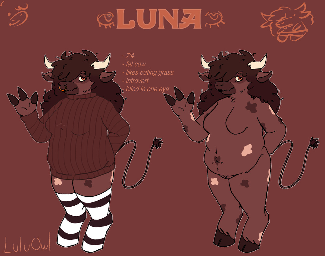 luna created by luluowl