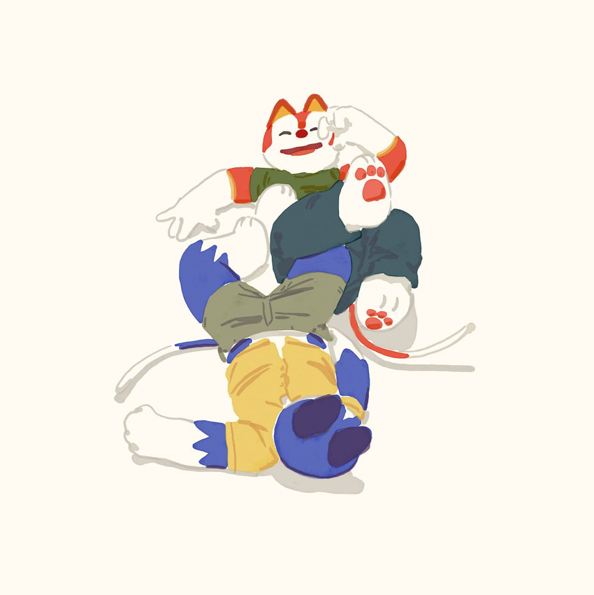 rover and rudy (animal crossing and etc) created by qs75834 (artist)