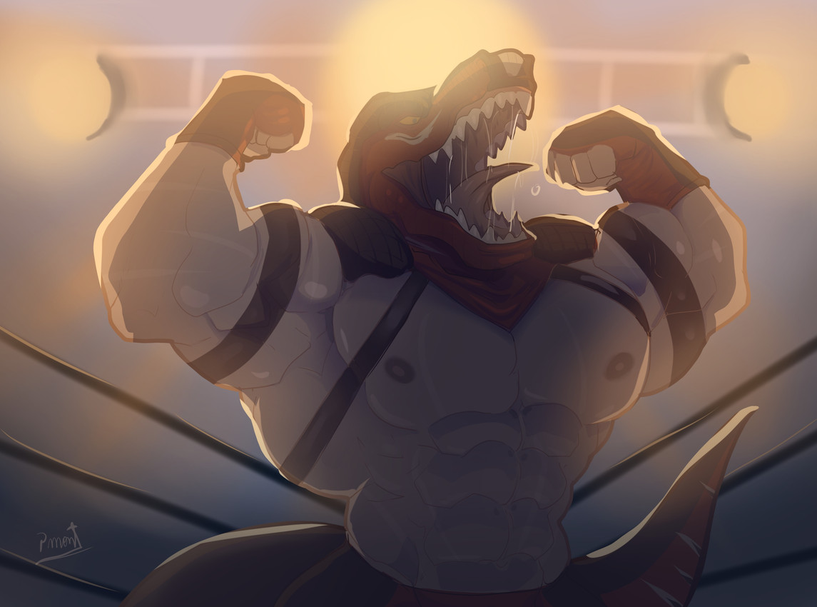 king of dinosaurs (king of fighters) created by pinumontbalou