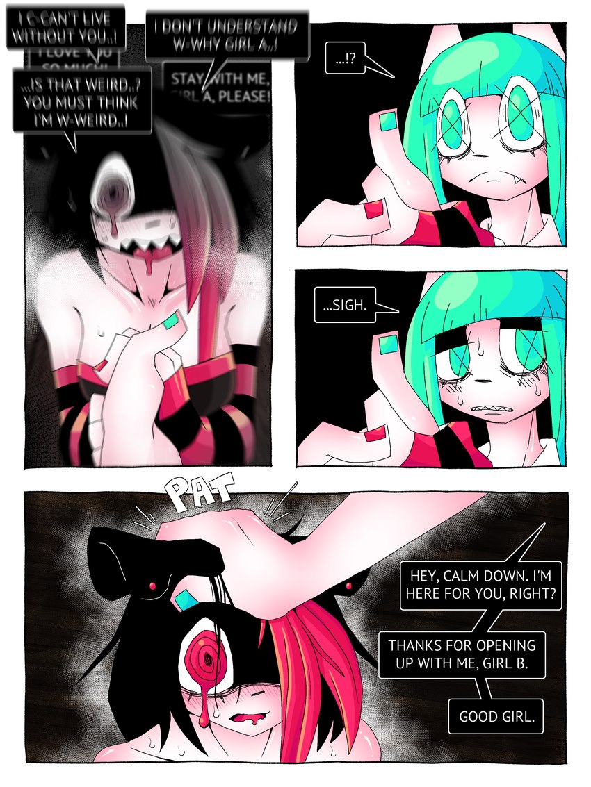 girl a and girl b (the disappearance of girl a) created by ponporio