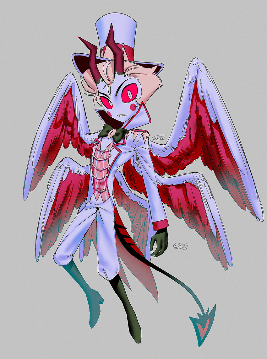 lucifer (hazbin hotel and etc) created by enaic31