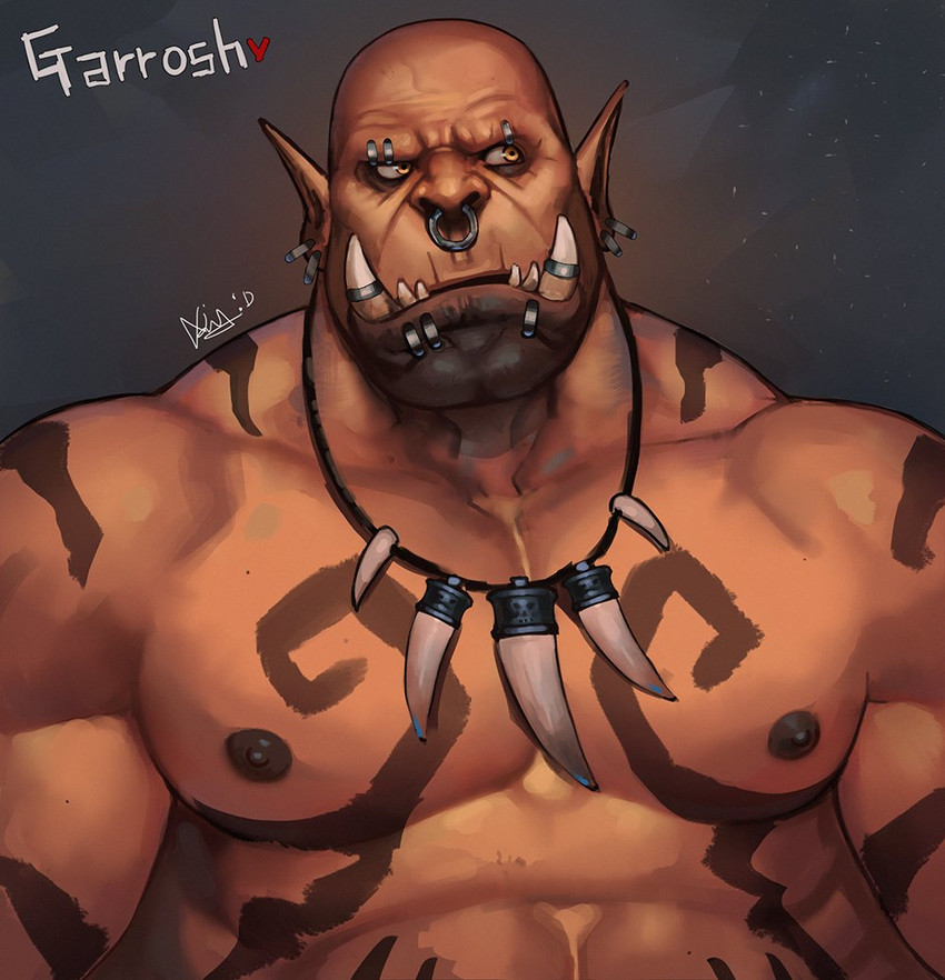 garrosh hellscream (blizzard entertainment and etc) created by dsharp k