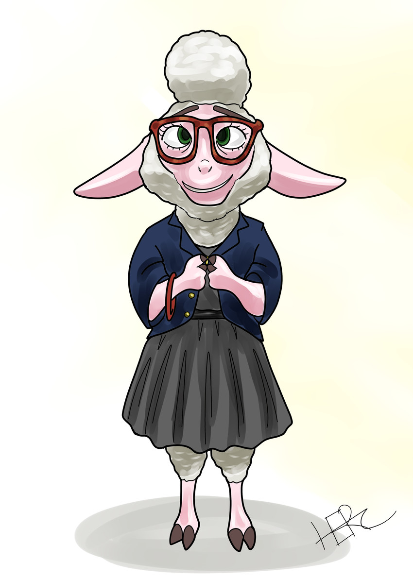 dawn bellwether (zootopia and etc) created by herculesart